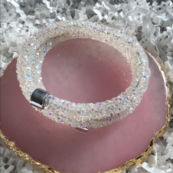 Swarovski Elements double wrap bracelet - Picture 5 of 5